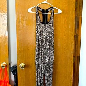 Aztec / tribal print romper. Ankle length